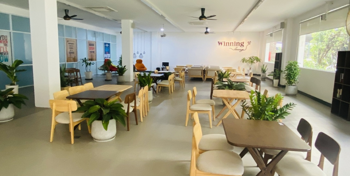 THI CÔNG CẢI TẠO VĂN PHÒNG WINNING LOUNGE TẠI TÂN BÌNH