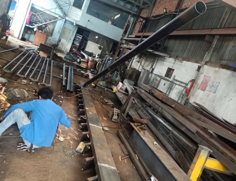 THI CÔNG HỆ THÔNG TRỤC CƠ KHÍ CHO HỆ THỖNG XỬ LÝ NƯỚC THẢI