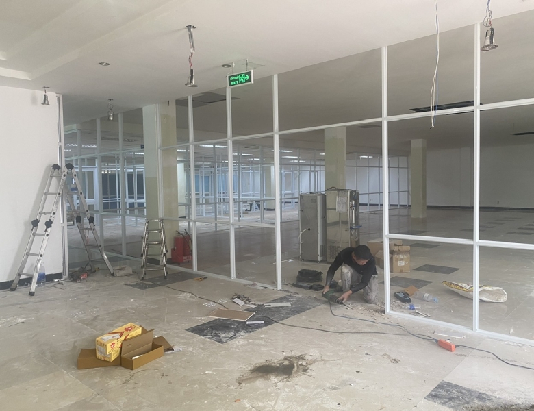 THI CÔNG CẢI TẠO VĂN PHÒNG WINNING LOUNGE TẠI TÂN BÌNH
